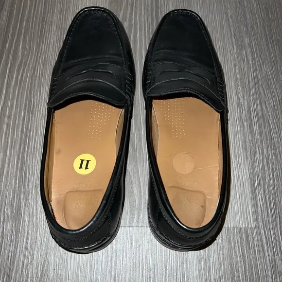 Cole Haan Grand OS Pinch Hand Sewn Black Loafers