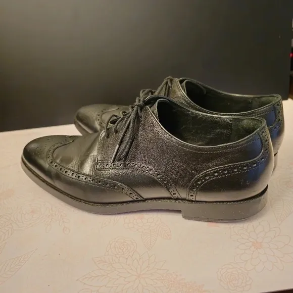 Cole Haan Grand.OS Wingtip Oxford Dress Shoes Men's Size 11M Black C23793