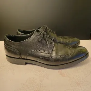 Cole Haan Grand.OS Wingtip Oxford Dress Shoes Men's Size 11M Black C23793
