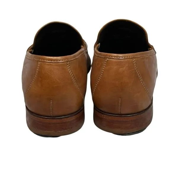 COLE HAAN Men’s 9.5 M Aiden Tan Leather Penny Loafer Nike Air Moccasin
