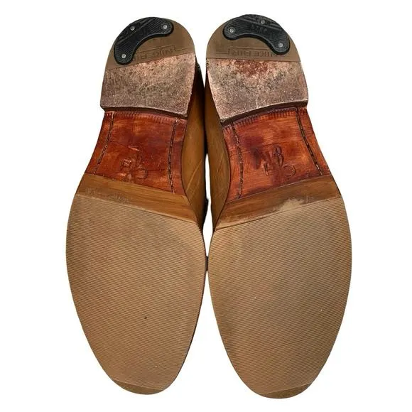 COLE HAAN Men’s 9.5 M Aiden Tan Leather Penny Loafer Nike Air Moccasin