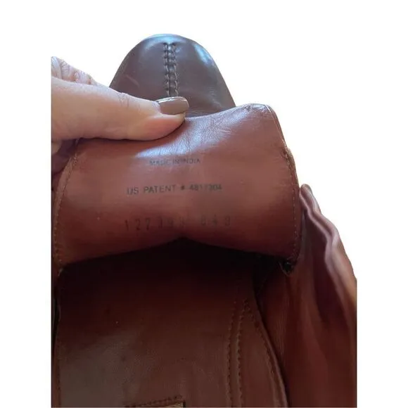 Cole Haan Mens Brown Leather Beckett Split Toe Oxford Dress Shoes Size 13M