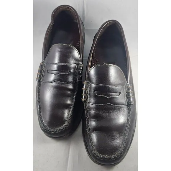 Cole Haan Men's Dark Brown Pinch Prep Slip-On Penny Loafer Size 6E