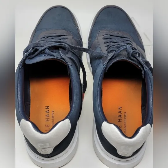 Cole Haan Men's Grand Series Casual Shoes Blue Lace Up C35844 Size 12 Pre-owned
