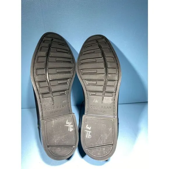 COLE HAAN  Mens GRAND.OS C23770 Black Leather Oxford casual Shoes Sz US 9,5
