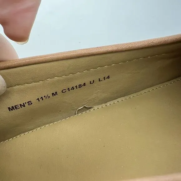 COLE HAAN Mens Grand Pinch Hand Sewn Penny Loafter Shoes Size 11.5 Brown Leather
