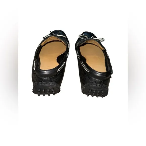 Cole Haan Men's Moccasin Slip-On Loafer Black Driving Shoe