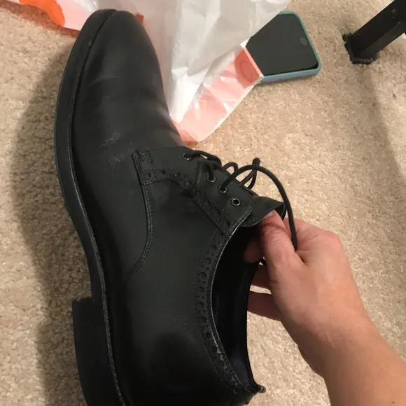Cole Haan mens shoes 9M black dress shoes