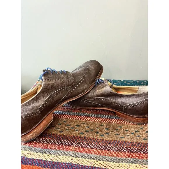 Cole Haan mens Wingtip Leather Lace Up Dress Shoes Mens Size 11.5