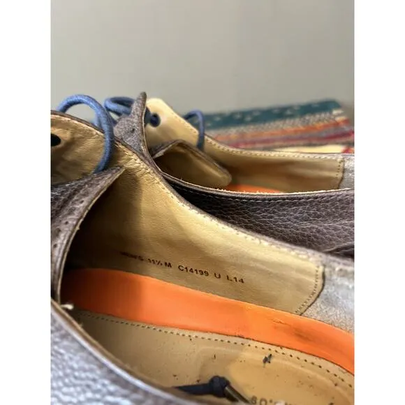Cole Haan mens Wingtip Leather Lace Up Dress Shoes Mens Size 11.5