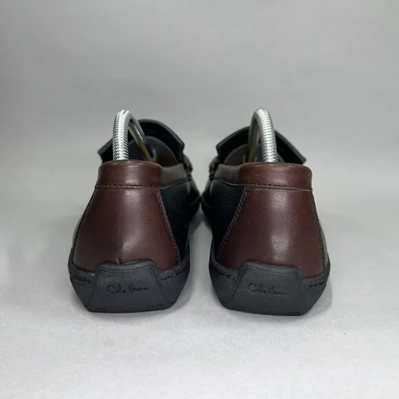 Cole Haan Men's Size 9 Black &amp; Brown Leather Tassel Loafers