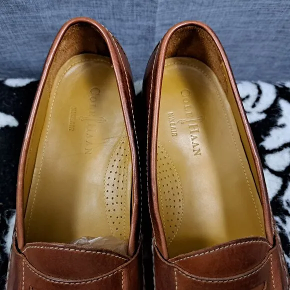 Cole Haan Nike Air Loafers Penny Mens Brown Shoes Size 11.5 Men