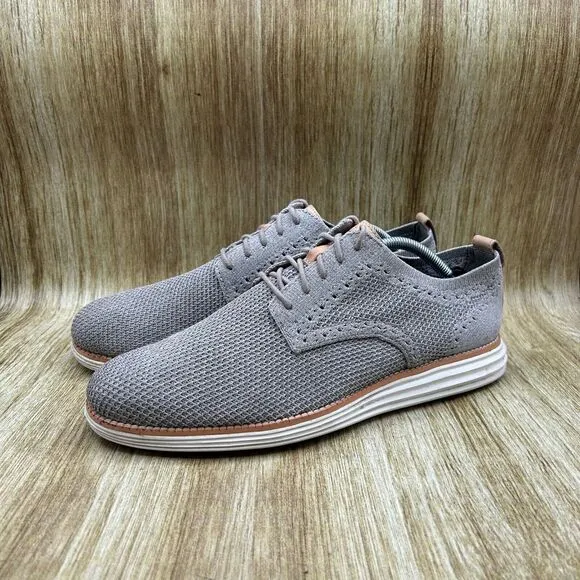 Cole Haan OriginalGrand Men's Size‎ 10.5 M Grey Stichlite Dress Shoes C29734