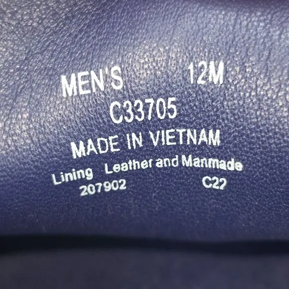 Cole Haan Osborn Grand 360 Men's Sz 12M Navy Blue Leather Penny Loafers (C33705)