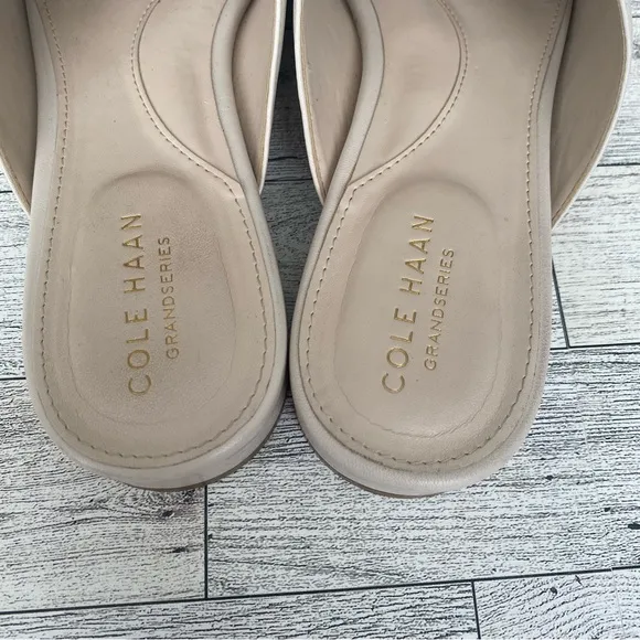 Cole Haan Ryan Snake Python Embossed Leather Mule Slip on Shoe‎ Women's Size 10B