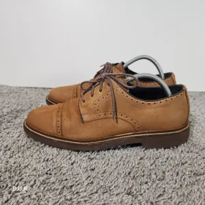 Cole Haan Shoes Men's US 9M Brown Carver Cap OX II Oxford Dress Casual C26134