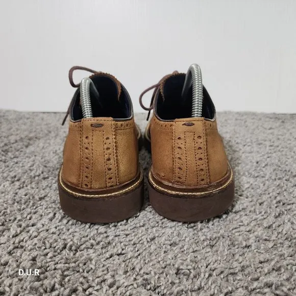 Cole Haan Shoes Men's US 9M Brown Carver Cap OX II Oxford Dress Casual C26134