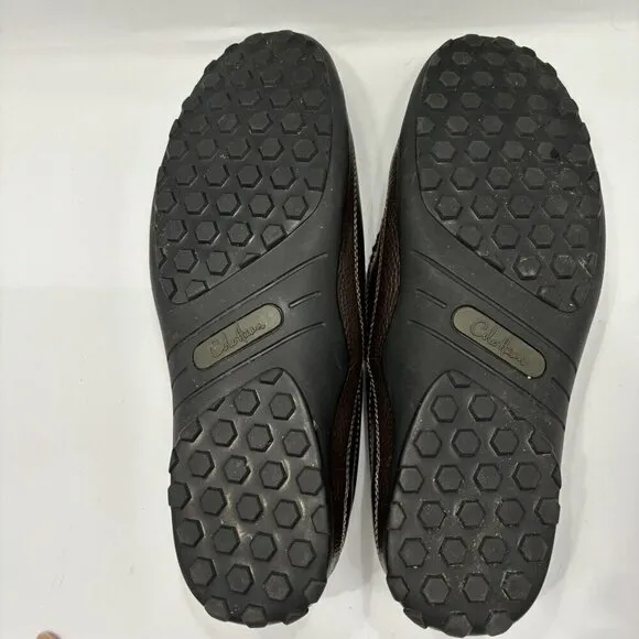 Cole Haan Tucker Venetian Leather Driving Loafer Mens US 13M Brown Slip On Shoes