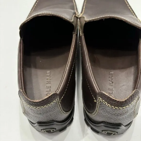 Cole Haan Tucker Venetian Leather Driving Loafer Mens US 13M Brown Slip On Shoes