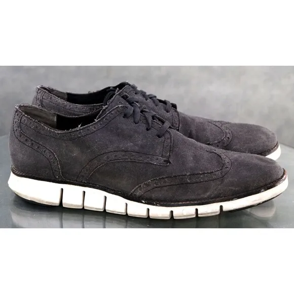 Cole Haan Zero Grand Men's Wingtip Oxford Casual Shoes Size 10 Gray