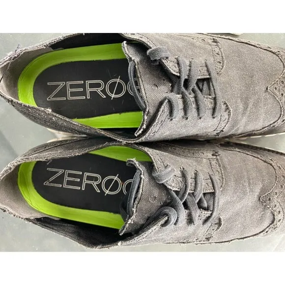 Cole Haan Zero Grand Men's Wingtip Oxford Casual Shoes Size 10 Gray