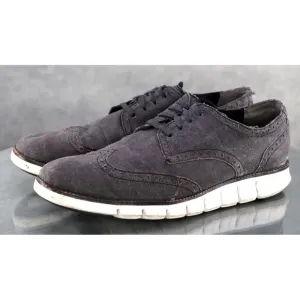 Cole Haan Zero Grand Men's Wingtip Oxford Casual Shoes Size 10 Gray