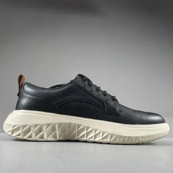 Cole Haan ZeroGrand WFA Plaintoe Mens 10.5 M Black Leather Casual Dress Shoe NEW