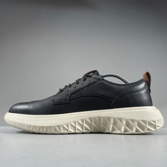 Cole Haan ZeroGrand WFA Plaintoe Mens 10.5 M Black Leather Casual Dress Shoe NEW