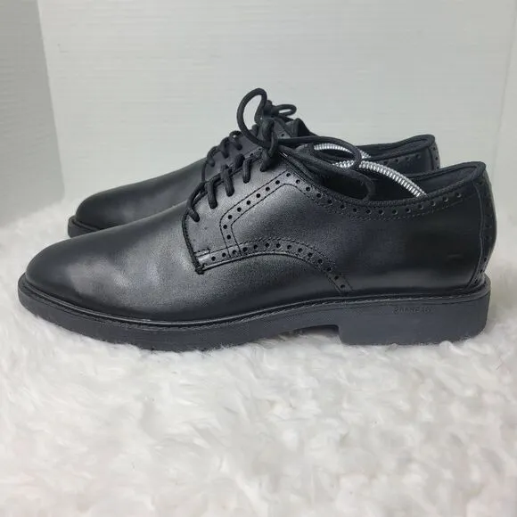 Cole Haan The Go-To Men's Size 11 Black Leather Plain Toe Dress Shoes C34600