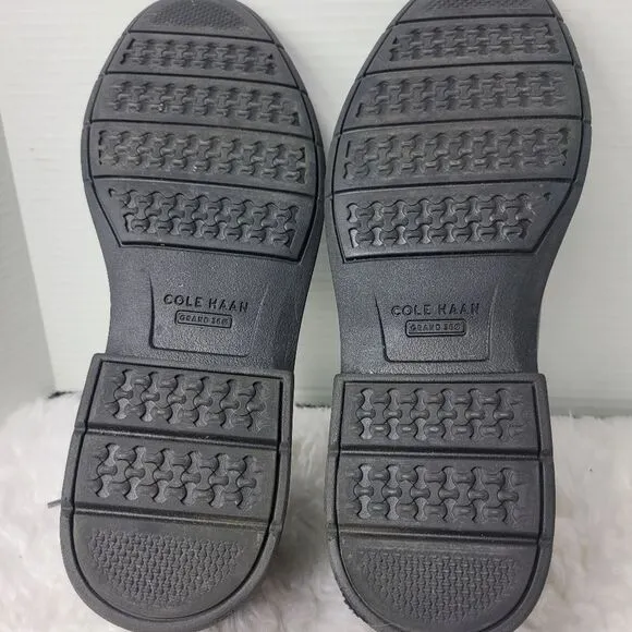 Cole Haan The Go-To Men's Size 11 Black Leather Plain Toe Dress Shoes C34600
