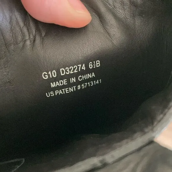 Cole Haan Women's Black Leather Riding Boots Sz 6.5