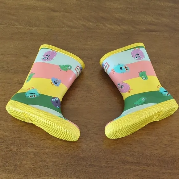 Colorful Monster Rain Boots