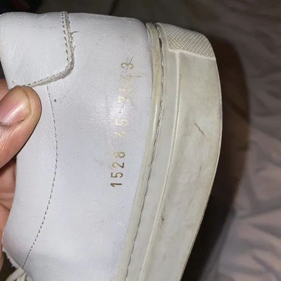 Common Projects Achilles Low Sneakers Size‎ EUR 45 US 12 Grey Distressed
