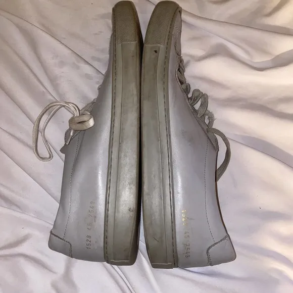 Common Projects Achilles Low Sneakers Size‎ EUR 45 US 12 Grey Distressed