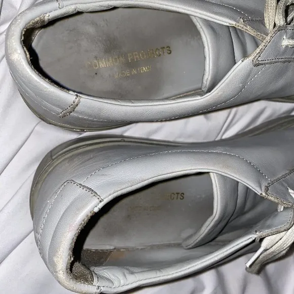 Common Projects Achilles Low Sneakers Size‎ EUR 45 US 12 Grey Distressed