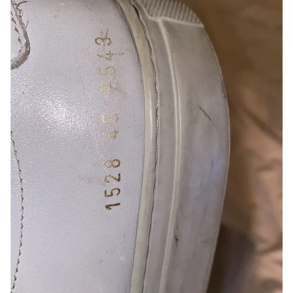 Common Projects Achilles Low Sneakers Size‎ EUR 45 US 12 Grey Distressed
