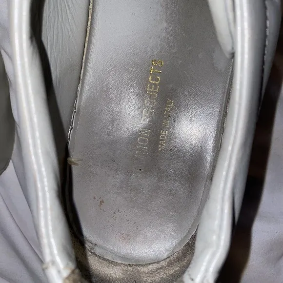 Common Projects Achilles Low Sneakers Size‎ EUR 45 US 12 Grey Distressed