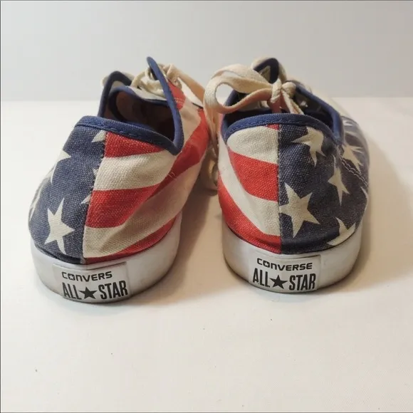CONVERS Unisex Flag Print Size 9.5(Men) 11(women)