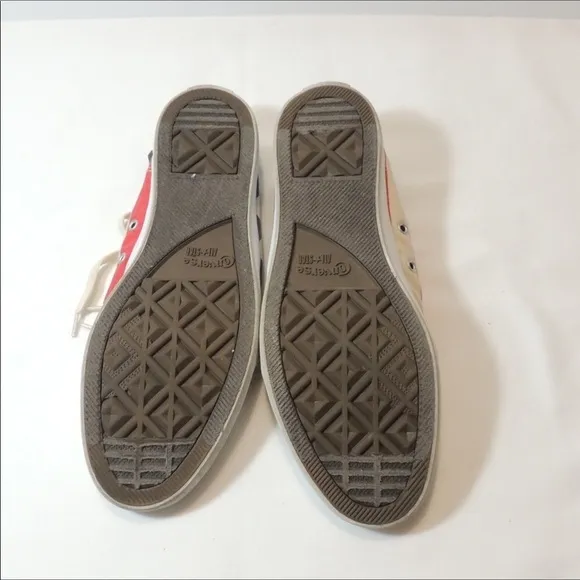 CONVERS Unisex Flag Print Size 9.5(Men) 11(women)