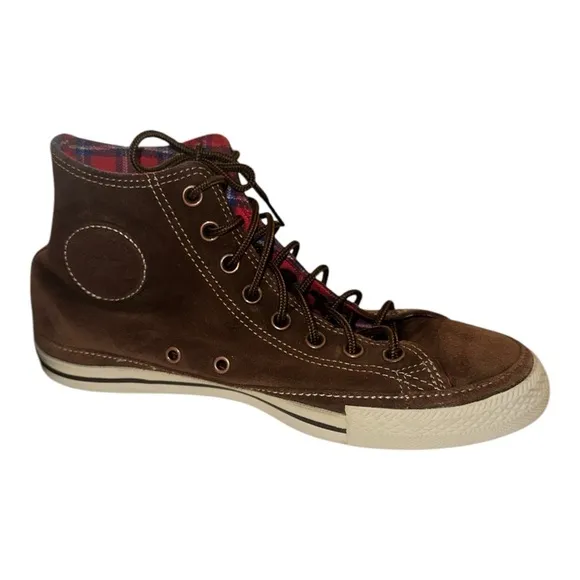 Converse All Star Chuck Taylor Leather High Tops Unisex Mens Size 8 Women-10