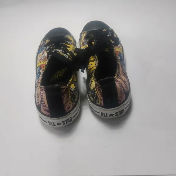 Converse All Star Low Top Batgirl Sneakers Size Women 8, Men 6