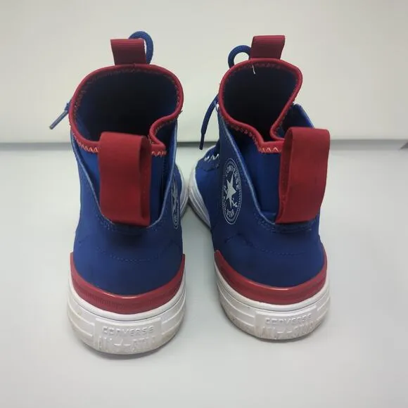 Converse All Star Ultra Mid Blue Rex Red Sneakers High Top Size 10