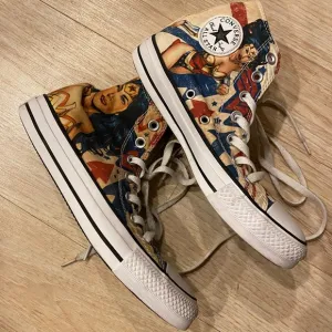 Converse Allstar Chuck Taylor unisex high top “Wonder Woman” sneakers