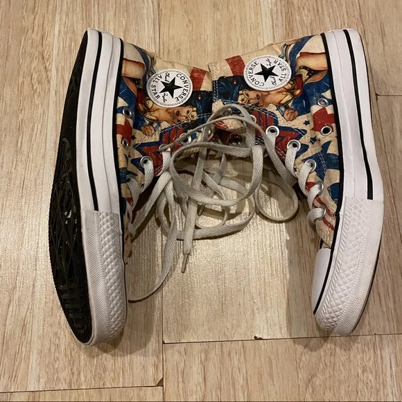 Converse Allstar Chuck Taylor unisex high top “Wonder Woman” sneakers