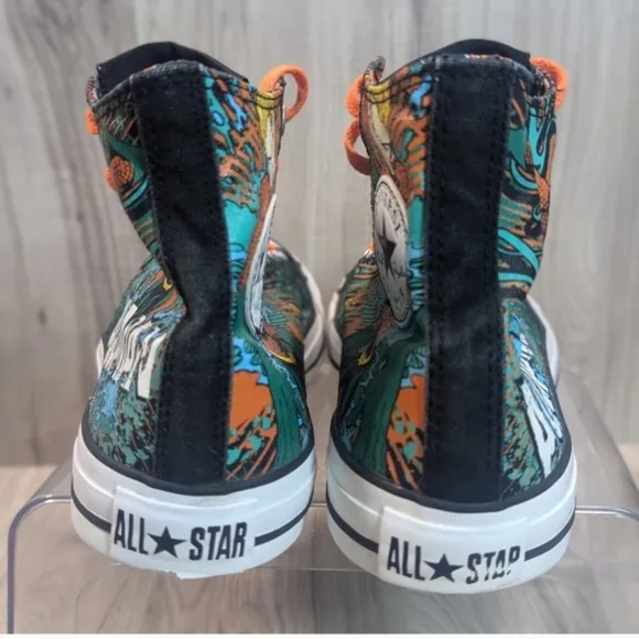 Converse Aquaman Sneakers Men's Size 10.5  All Over Print Dead Stock Late 2000s