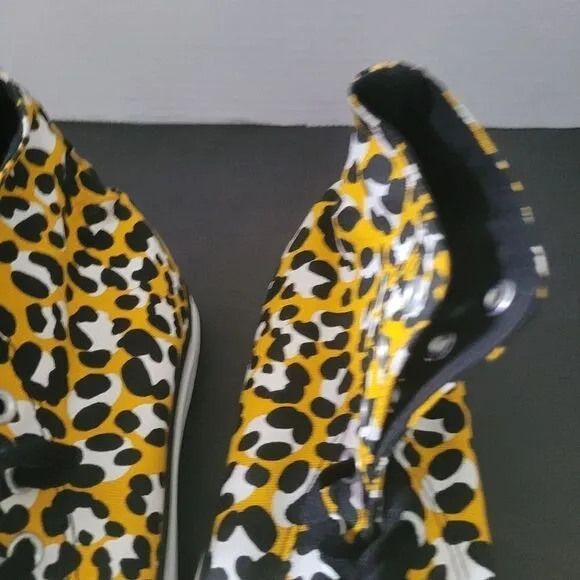 CONVERSE Chuck All Star NIB High Yellow Cheetah Sneaker Fabric Size 9 Unworn