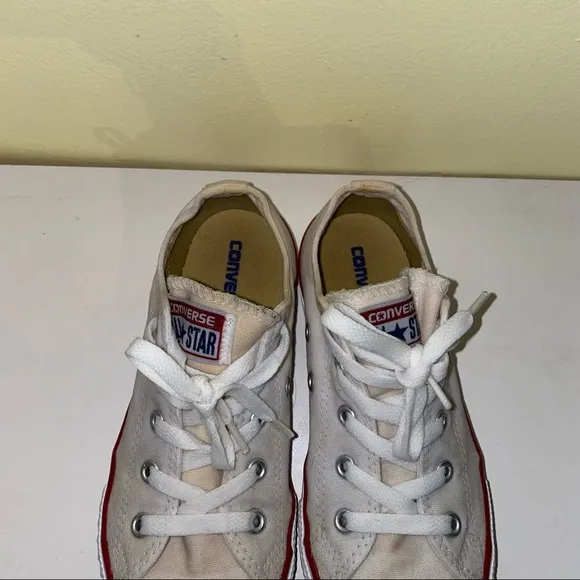 Converse Chuck Taylor All Star Low Sneakers White Unisex Youth Size 2