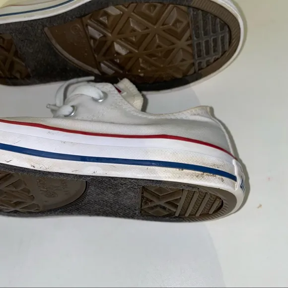 Converse Chuck Taylor All Star Low Sneakers White Unisex Youth Size 2