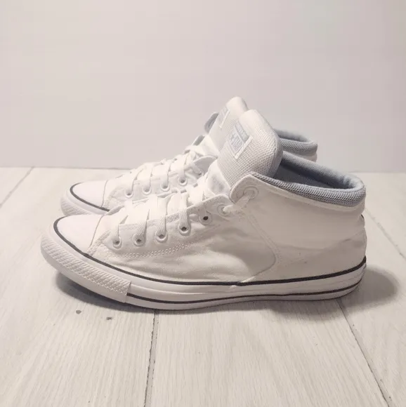 Converse Chuck Taylor All Star White Mid Top Sneakers Size Mens 13