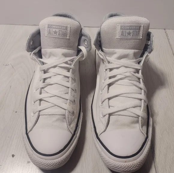 Converse Chuck Taylor All Star White Mid Top Sneakers Size Mens 13